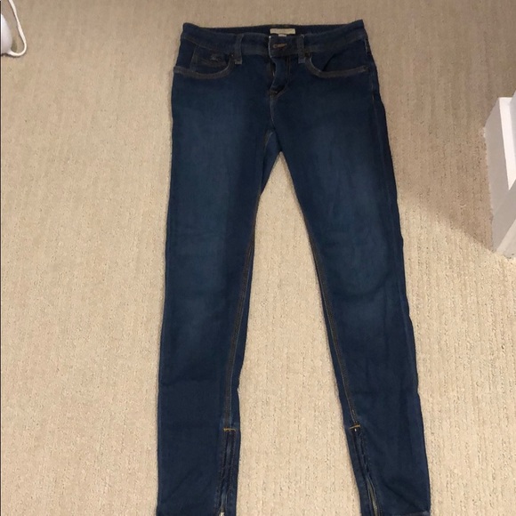 Burberry Skinny Jeans With Zippers - Picture 2 of 5